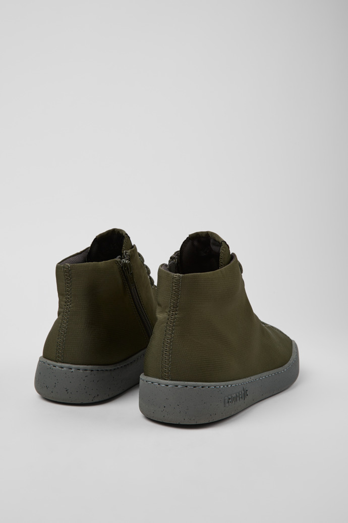 Peu Touring Green Textile Sneaker Boots for Men.