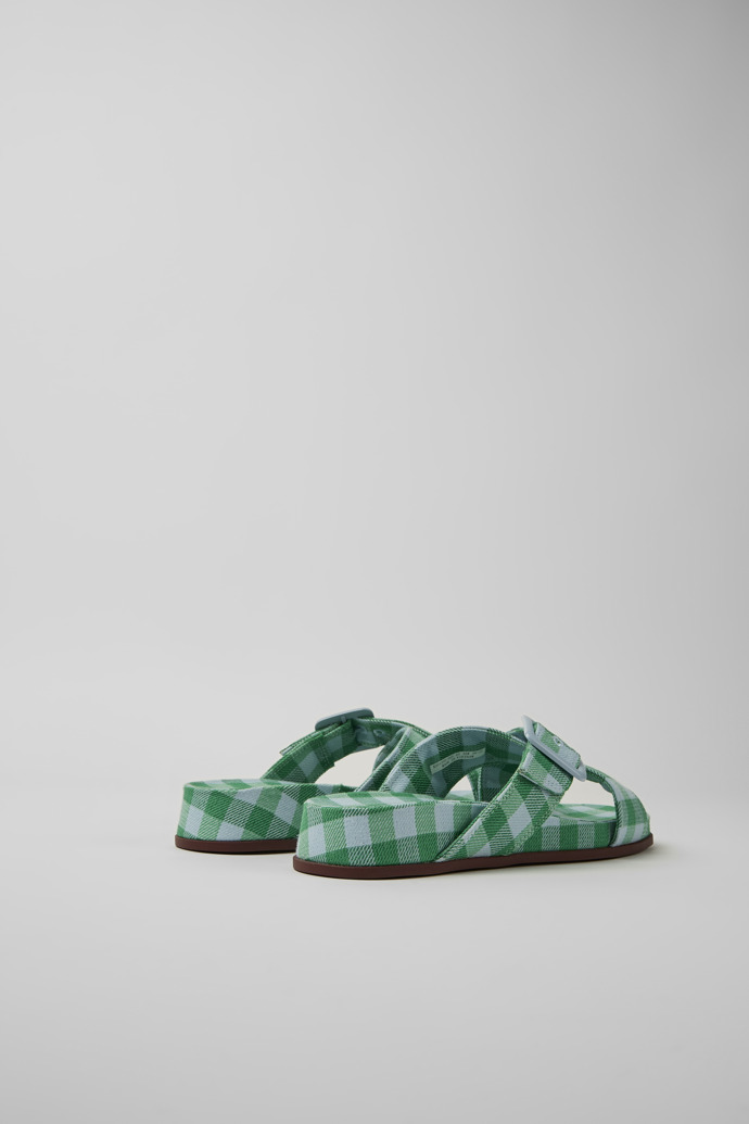 Atonik Blue and green sandals for women