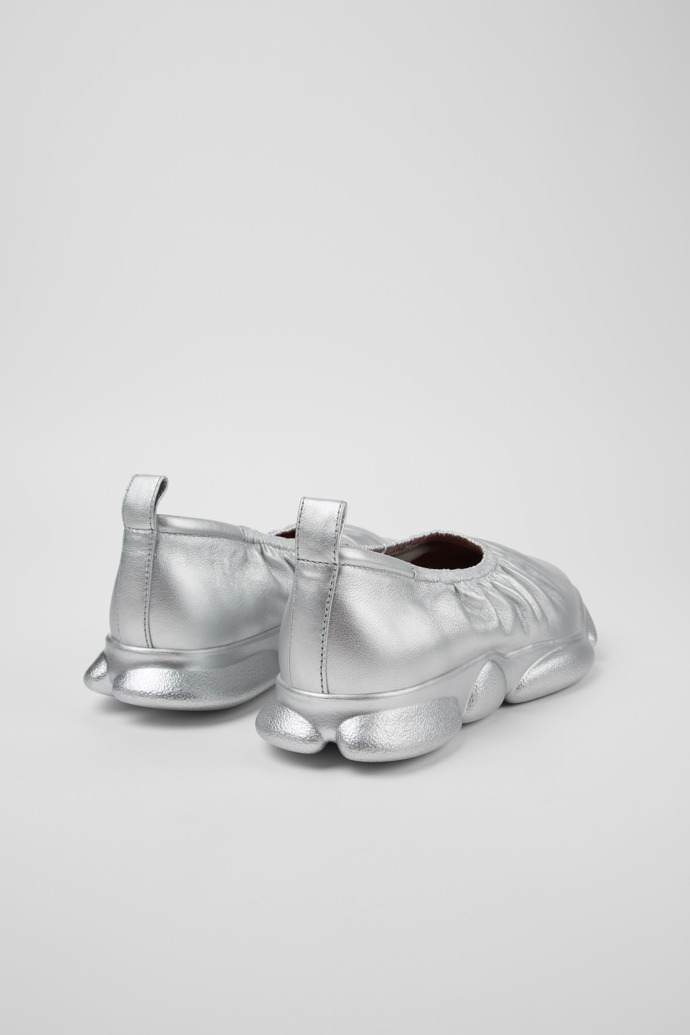 Karst Silver Leather Men's Shoes.