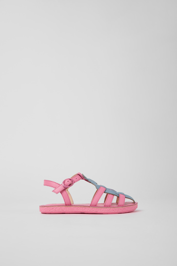 Twins Multicolored leather sandals for kids