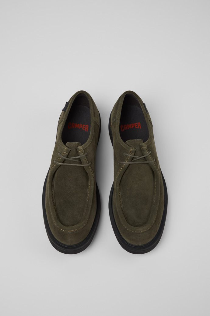 Norman Green Suede Shoes for Men.