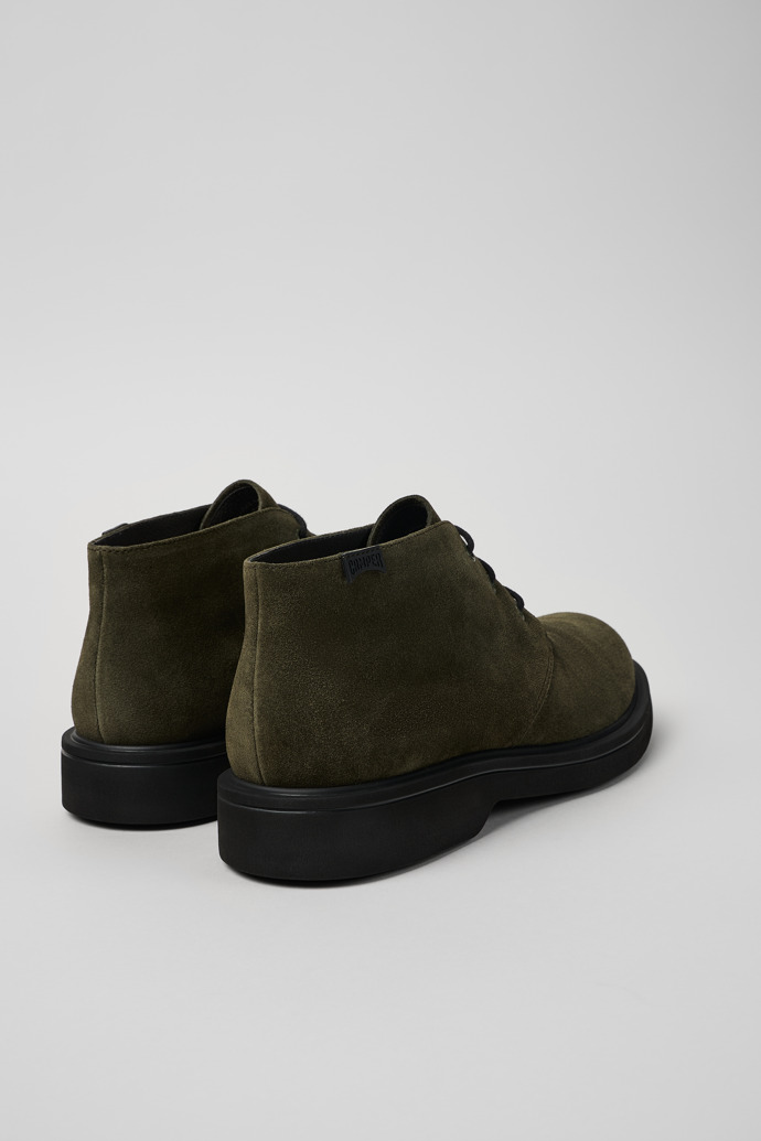 Norman Green nubuck ankle boots for men