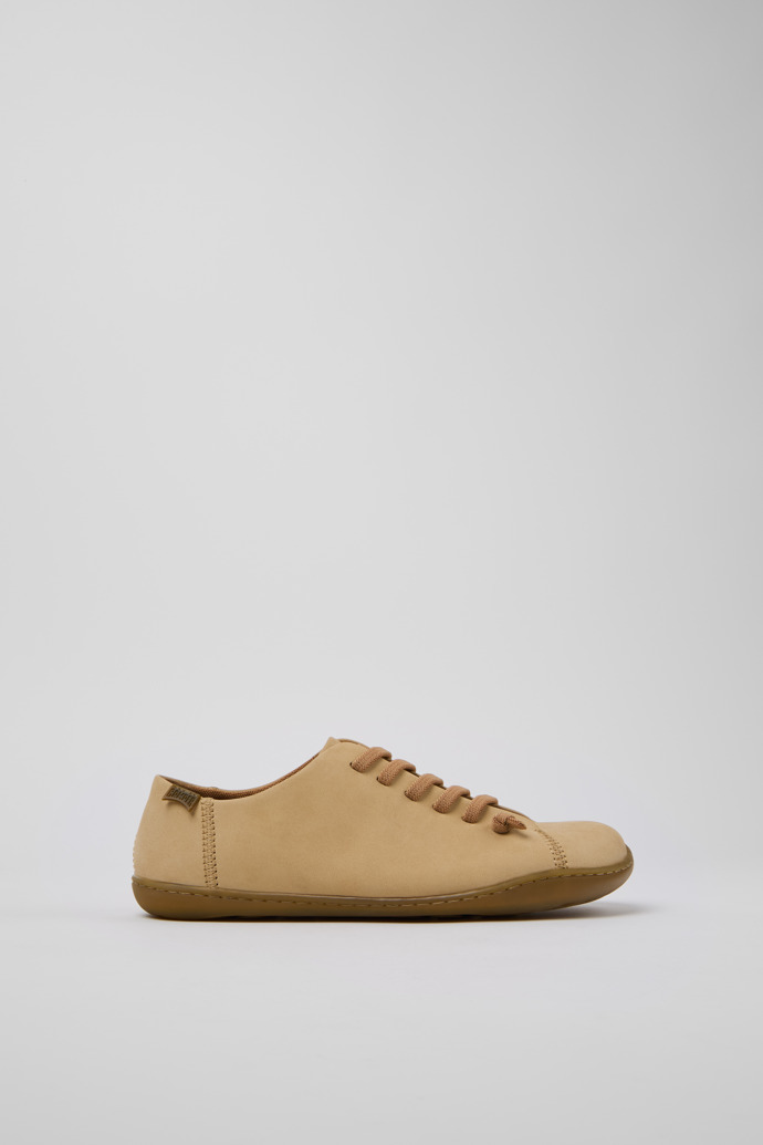 Peu Beige Nubuck Shoes for Women.
