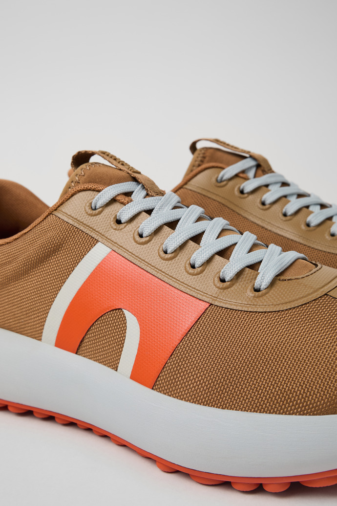 Pelotas Athens Brown Textile Sneaker for Men