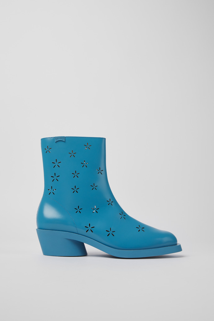 Bonnie Blue leather boots for women