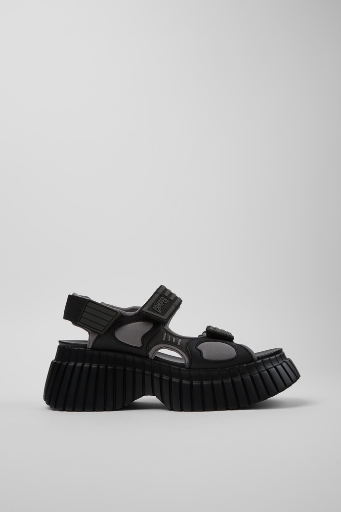 Pix BCN Multicolor Leather and Textile Sandals for Women.