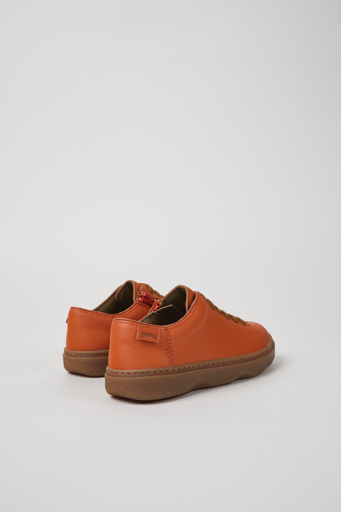 Kiddo Orange leather shoes for kids