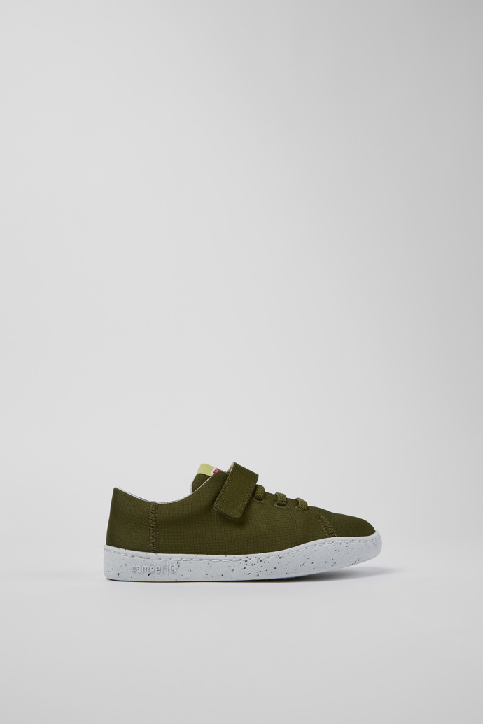 Peu Touring Green Textile Slip-on