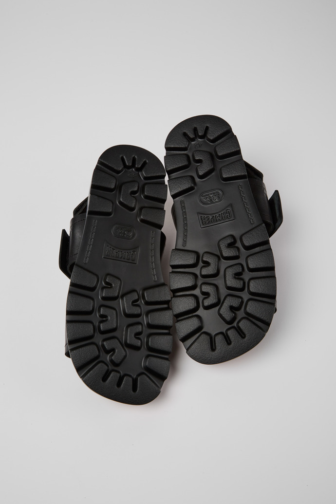 Brutus Sandal Black leather sandals for men