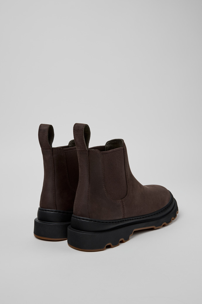 Brutus+ Brown Nubuck Ankle Boots for Women.