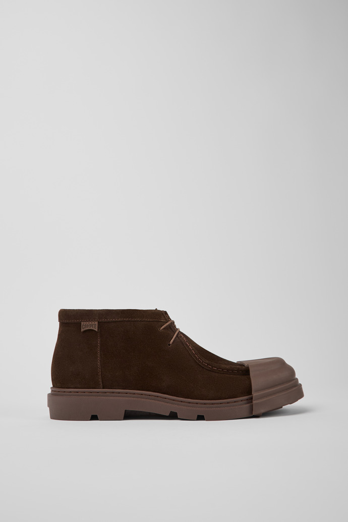 Junction Brown nubuck shoes for men