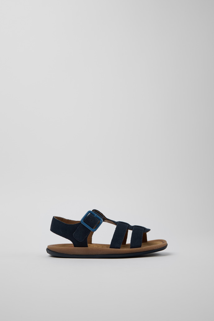 Bicho Blue Nubuck Kids' Sandal.