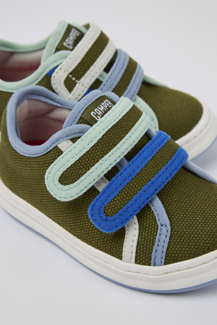 Twins Green Textile Sneaker