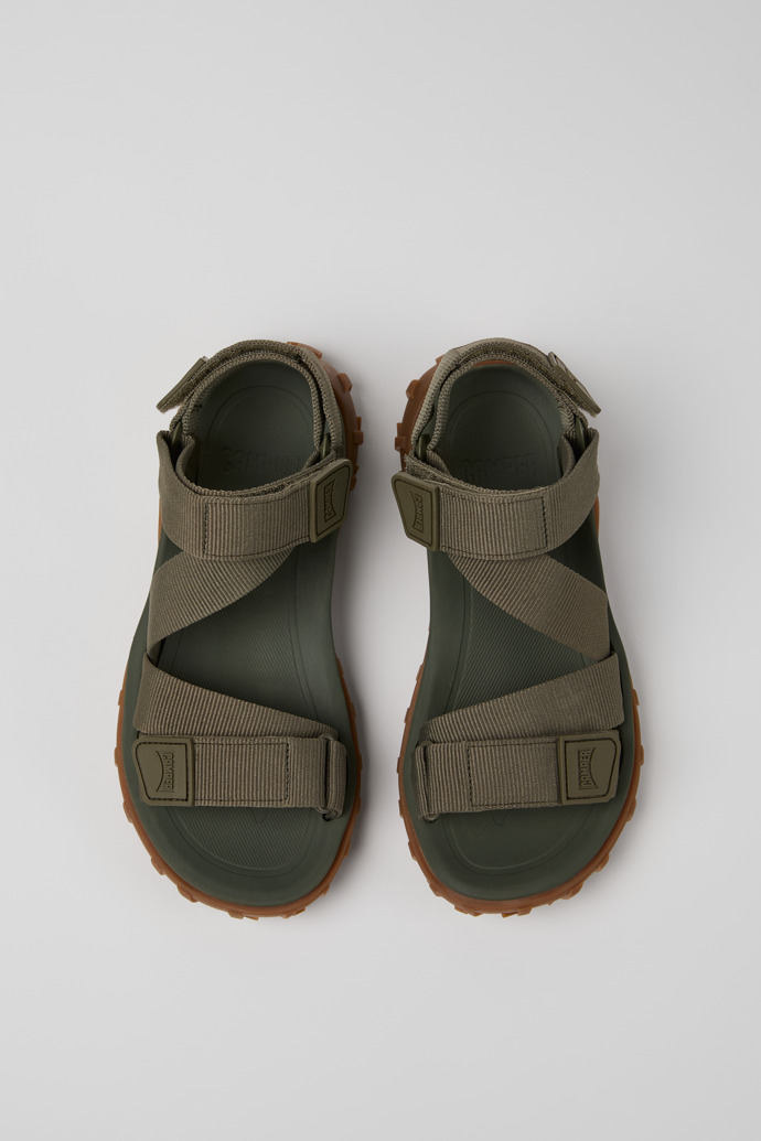 Drift Trail Sandal Green Recycled PET Sandals for Women.