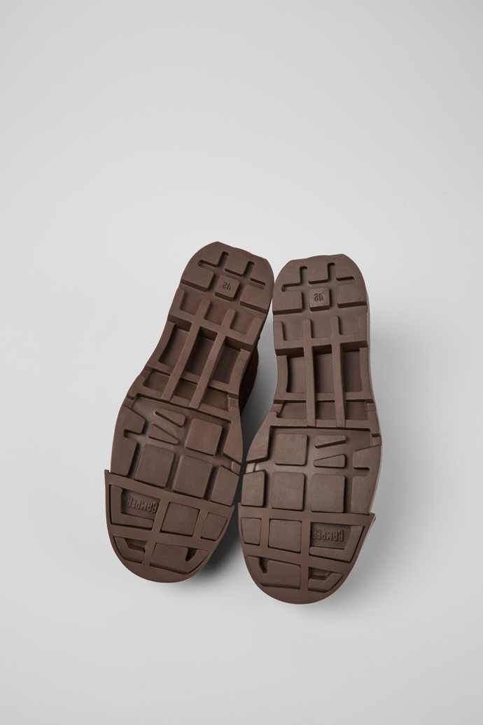 Junction Brown nubuck shoes for men