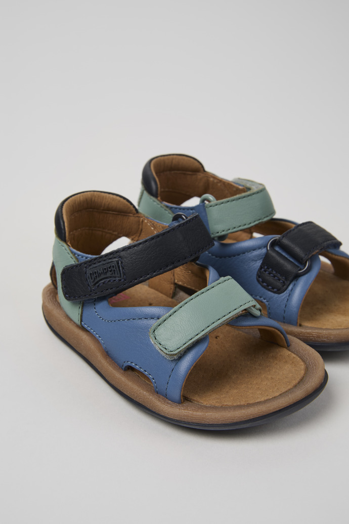 Twins Multicolor Leather Sandals for Kids.