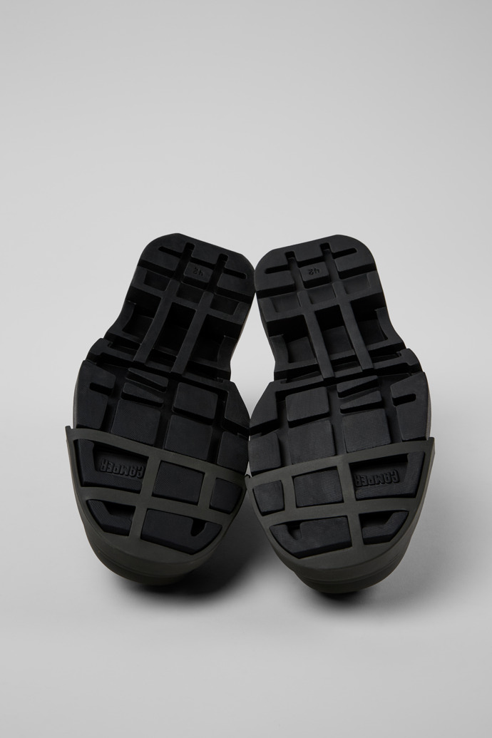 Junction Black Leather Men's Shoe.