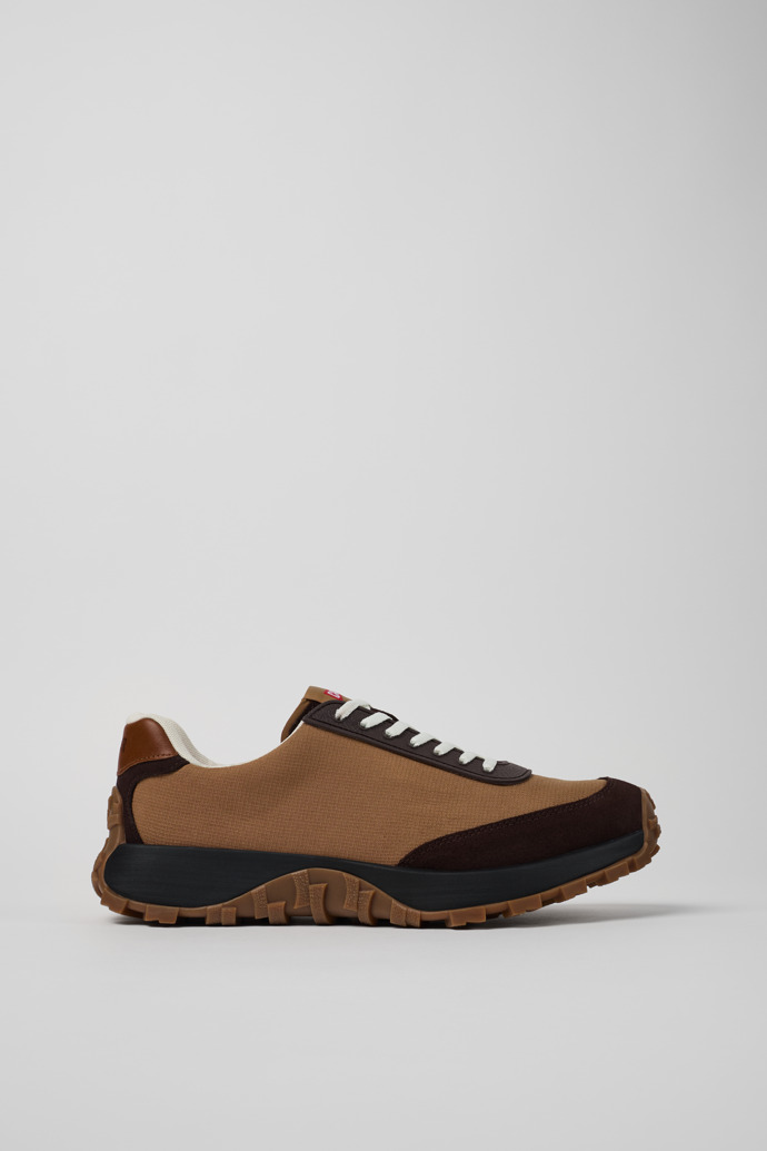 Drift Trail VIBRAM Brown Textile/Nubuck Sneaker for Men