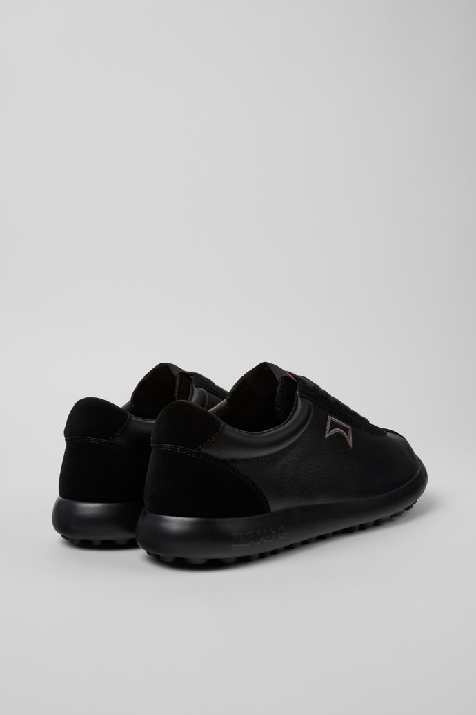 Pelotas XLF Black Leather and Nubuck Sneakers for Men.