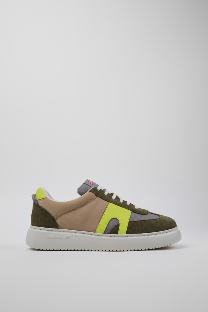 Runner K21 Sorona® Multicolor Recycled PET and Nubuck Sneakers for Men.
