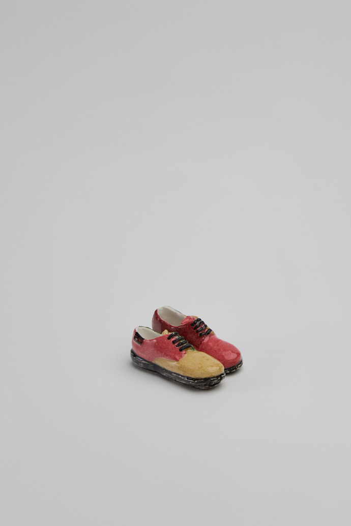 Miniature TWINS Sculpture Ceramic shoe