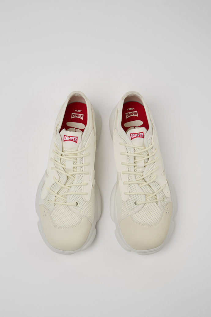 Karst Sorona® White Textile Sneaker for Men