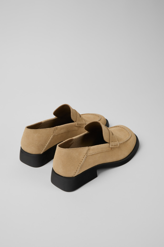 Dana Beige Nubuck Moccasin/Ballerina for Women.