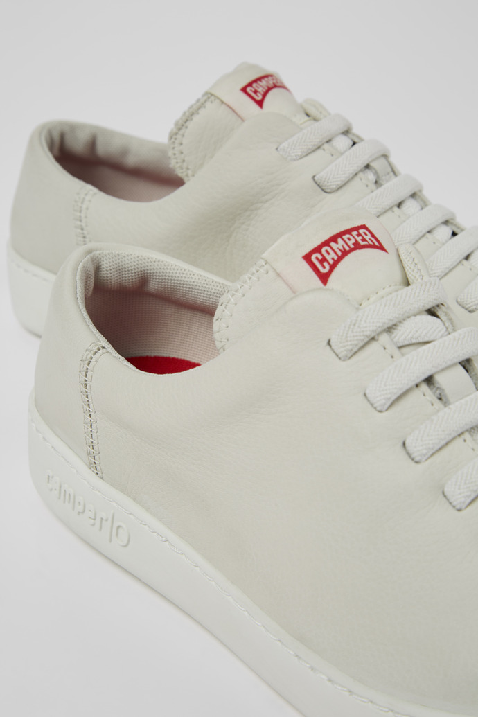 Peu Touring White Leather Men's Sneakers.