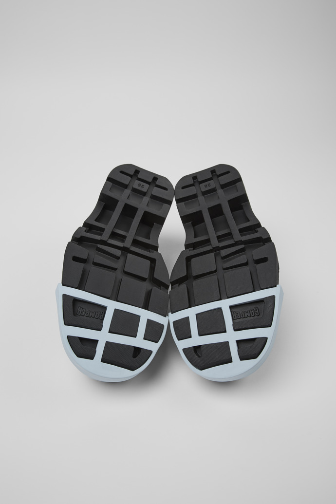 Junction Black leather loafers for women