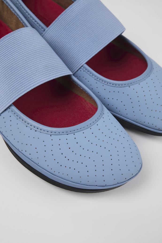 Right Blue Leather Mary Jane for Women