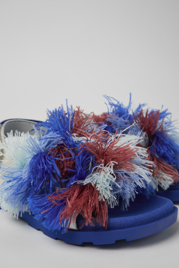 Twins White Leather Sandal