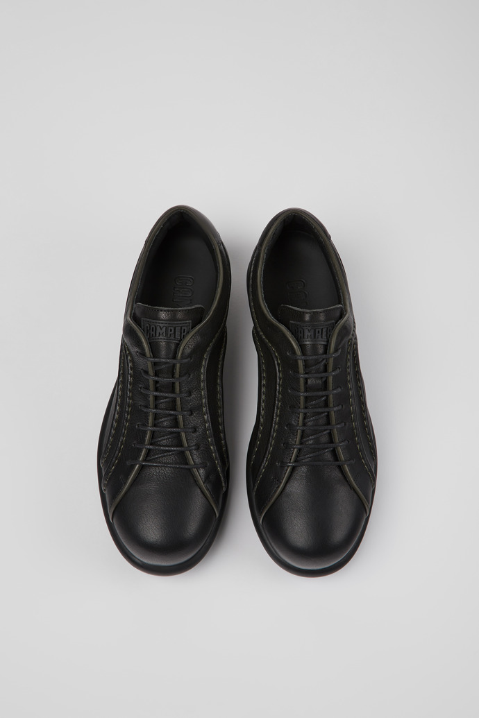 Pelotas Black vegetable tanned leather  shoes for men