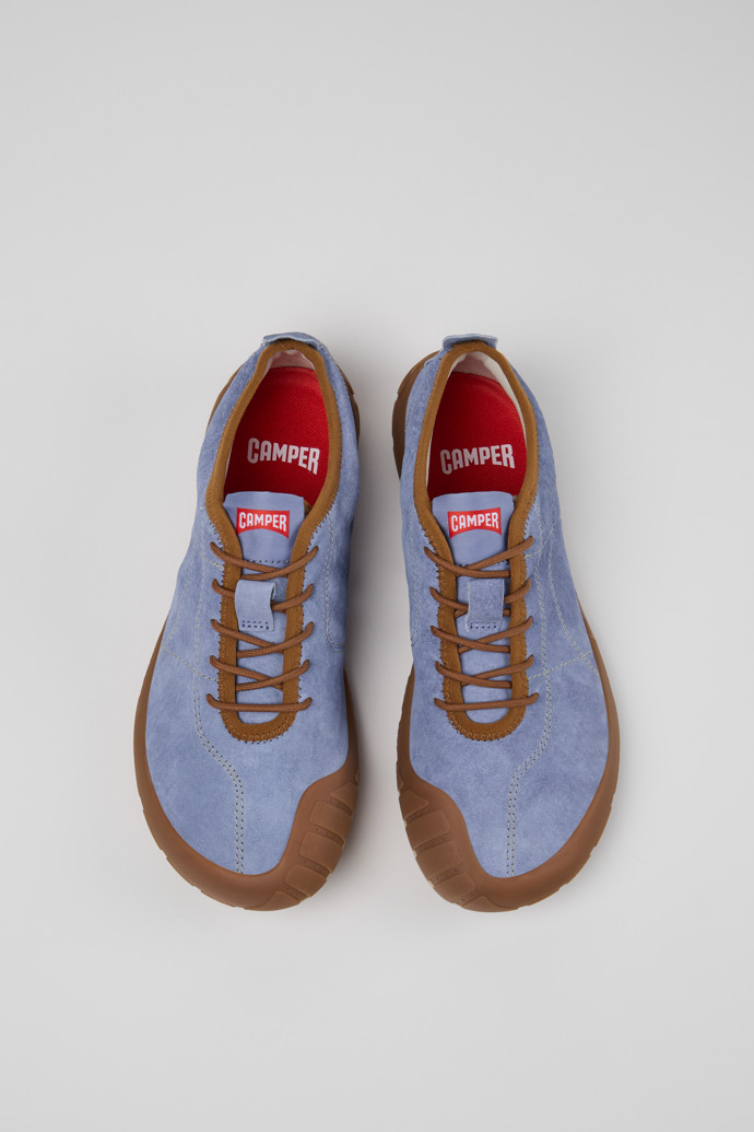 Peu Path Blue Nubuck Sneakers for Women.