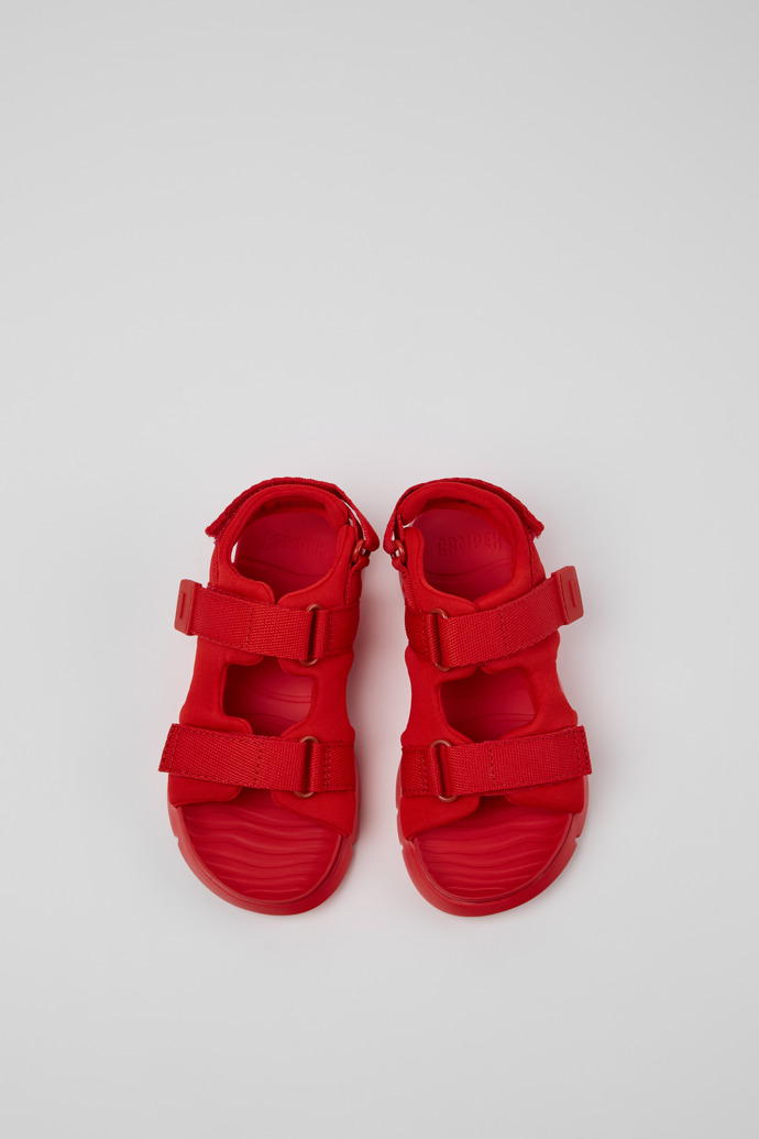 Oruga Red Textile Kids' Sandal.