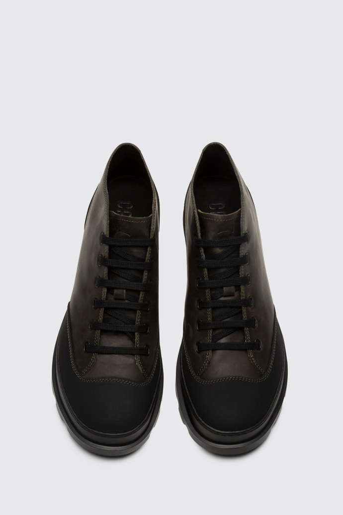 Brutus Greenish-grey ankle boot for men