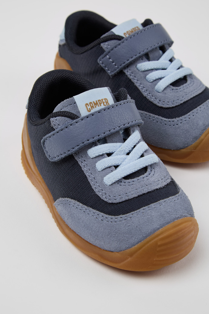 Dadda Blue textile and nubuck sneakers for kids