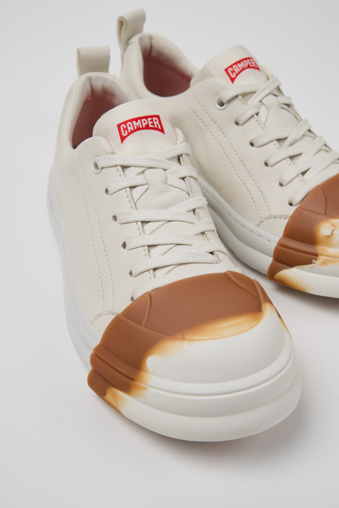 Junction Runner White Leather Women's Sneakers.