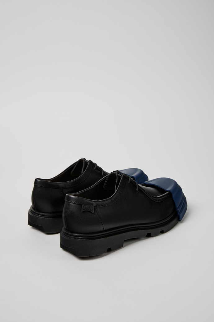Junction Black Leather Shoes for Women.