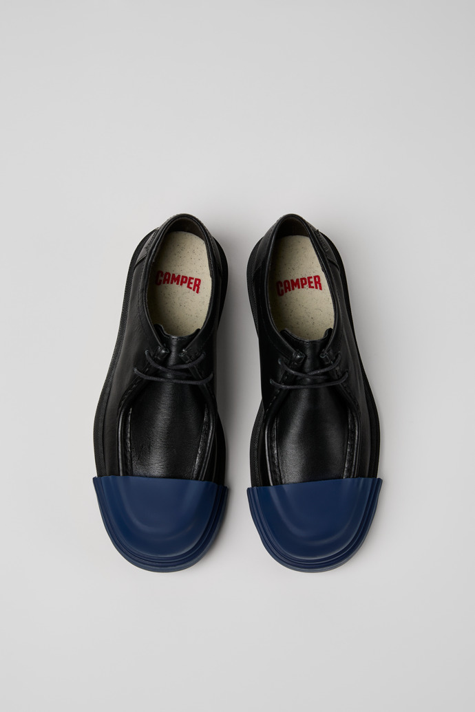 Junction Black Leather Shoes for Women.