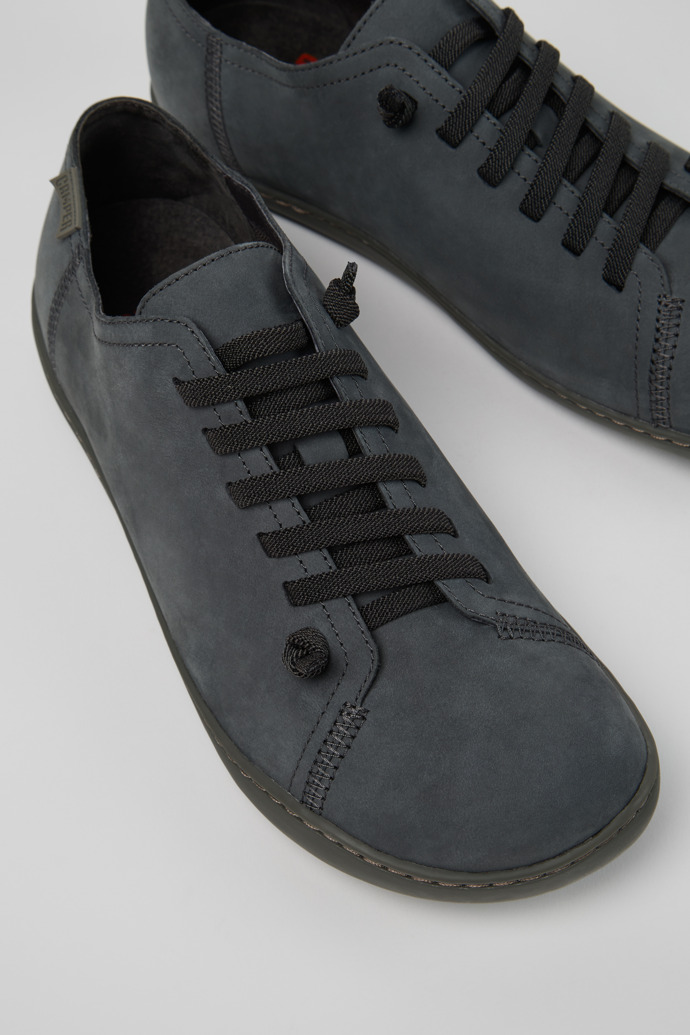 Peu - Chrome Free Gray Nubuck and Leather Shoes for Men.