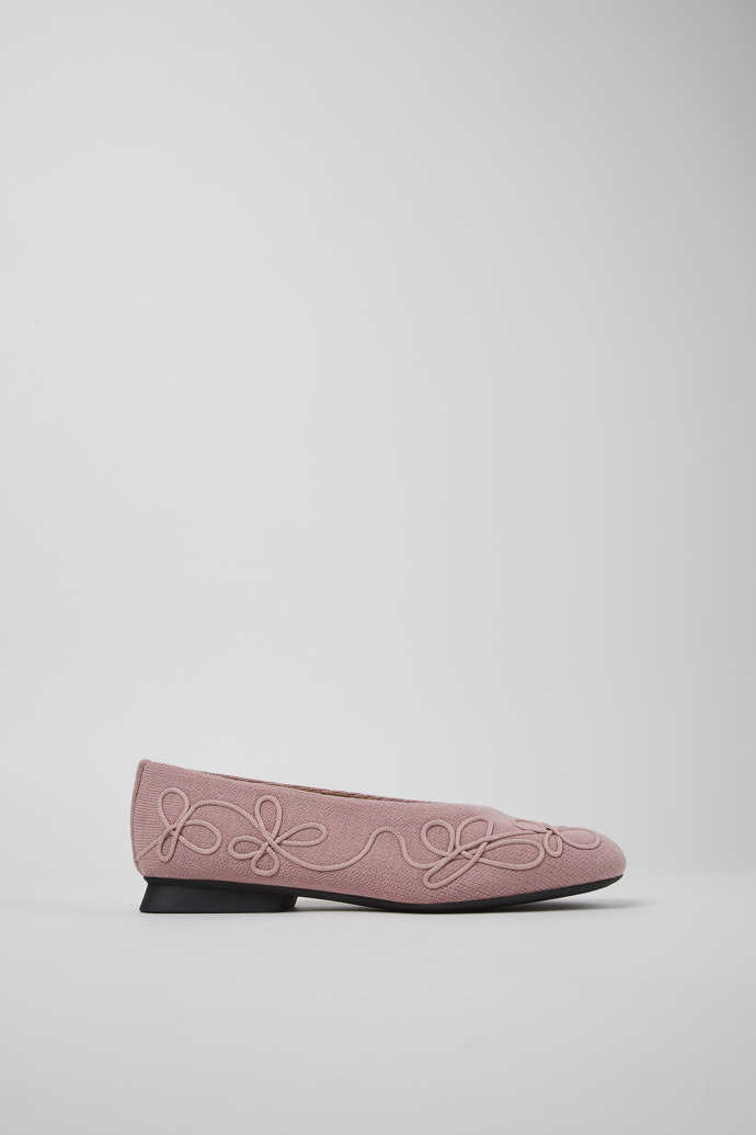 Twins Pink textile ballerinas for women
