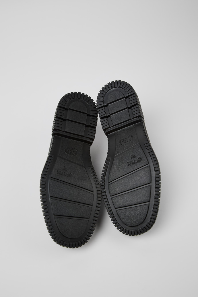 Pix Brown-black Leather Moccasin for Men