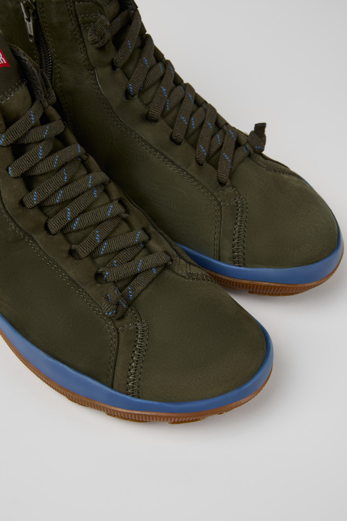 Peu Pista GM - GORE-TEX Green Nubuck Mid Boots for Men.