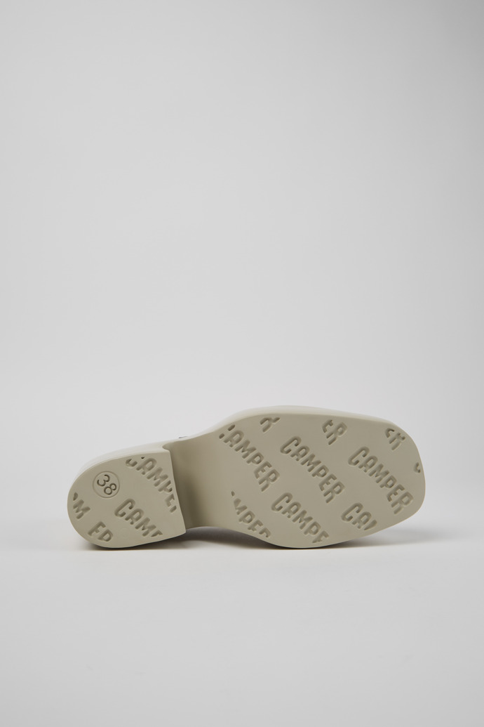 Billie Gray Leather Moccasins for Women.