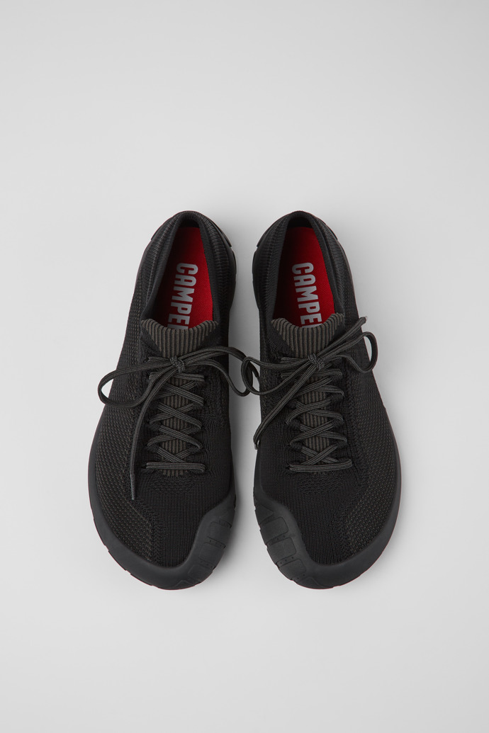 Path Black textile shoes for men