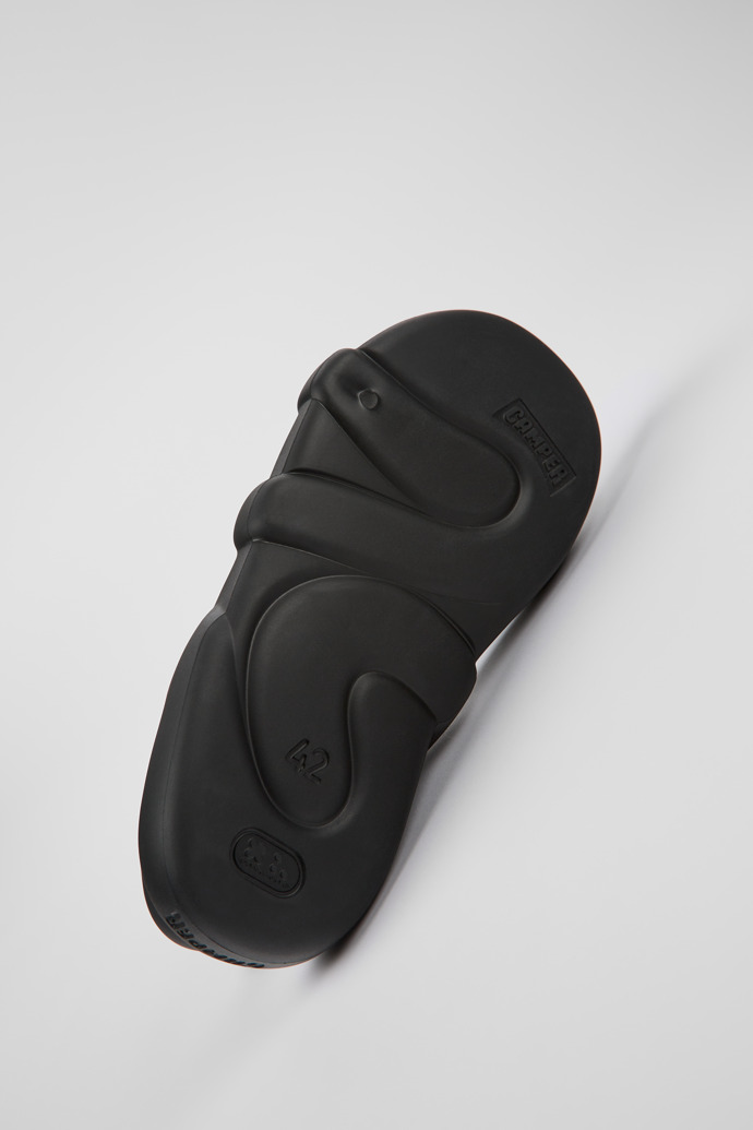 Kobarah Flat Black EXTRALIGHT Sandals for Men.