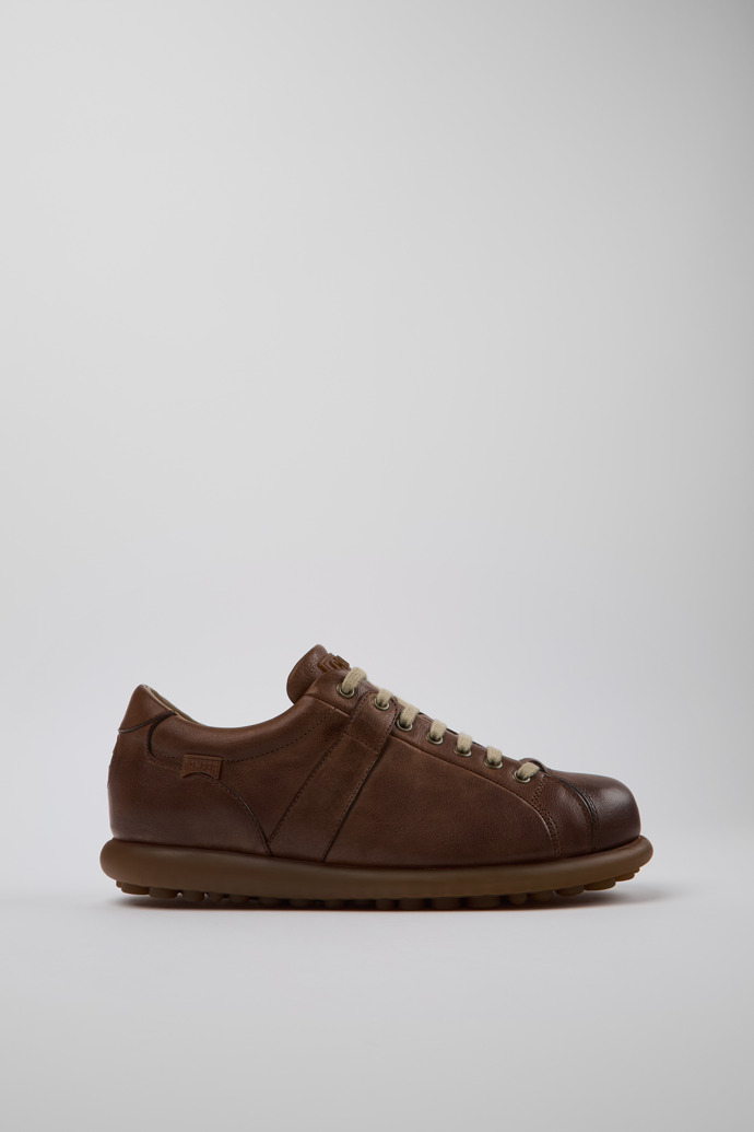 Pelotas Brown Leather Shoes for Men.