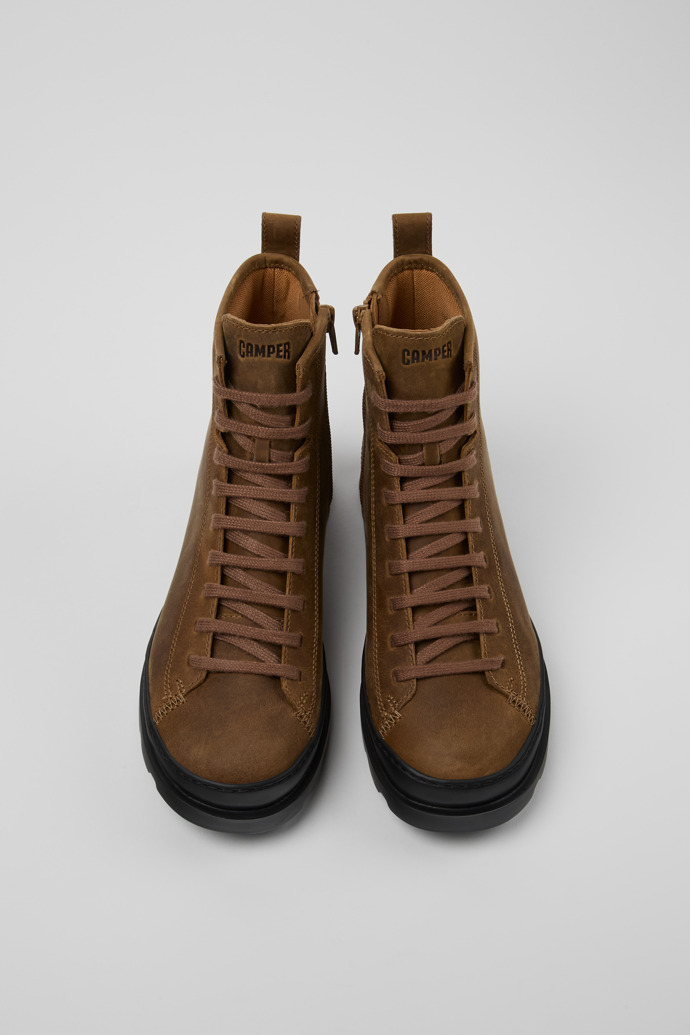 Brutus Brown nubuck boots for women