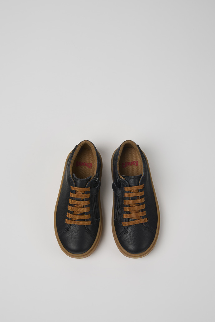 Kiddo Black leather shoes for kids