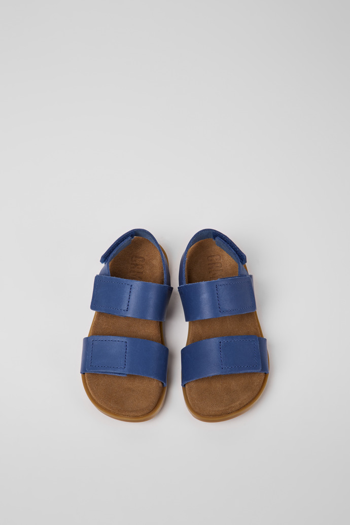 Brutus Sandal Blue leather sandals for kids